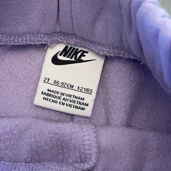 Nike Kids Light Purple Sweatpants & Hoodie Set - Picture 4 of 5